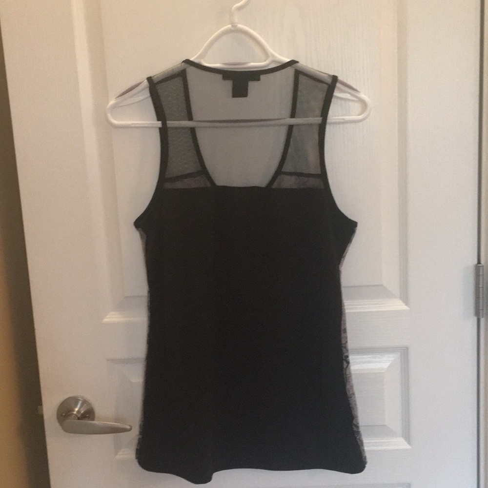 Skulls and Roses Tank Top - Midnight Hour - Picture 4 of 4